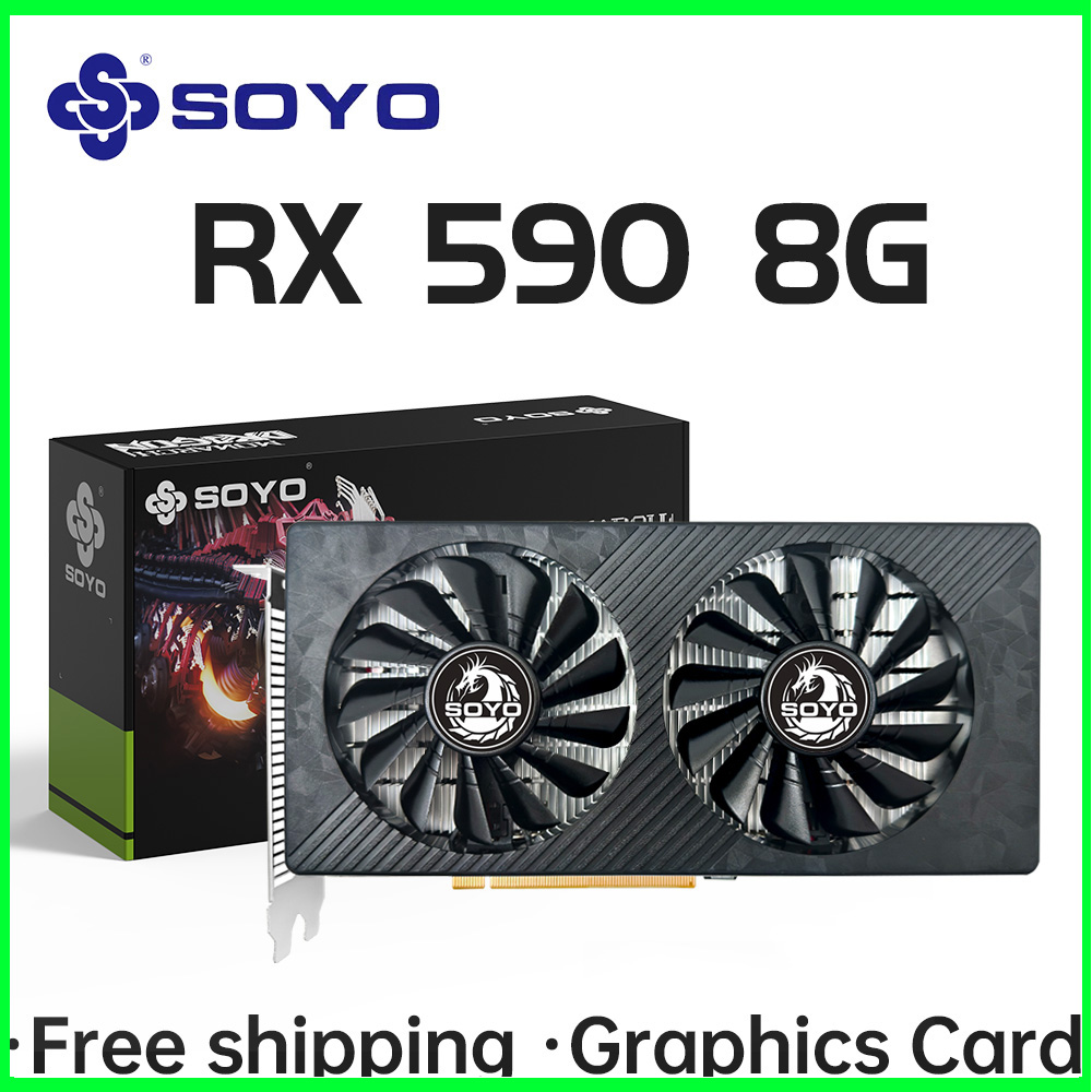 SOYO AMD RX 590 8GB Placa De V - Rtx 3070 8Gb Graphics Card review and price