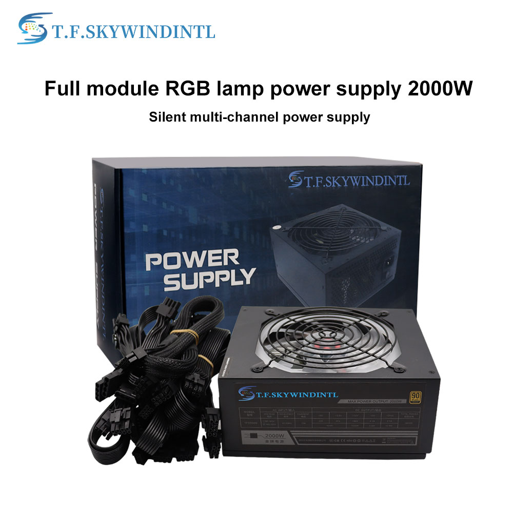 2000W RGB Full Moduler ATX Pow - 2000W Atx Mining Power Supply review and price