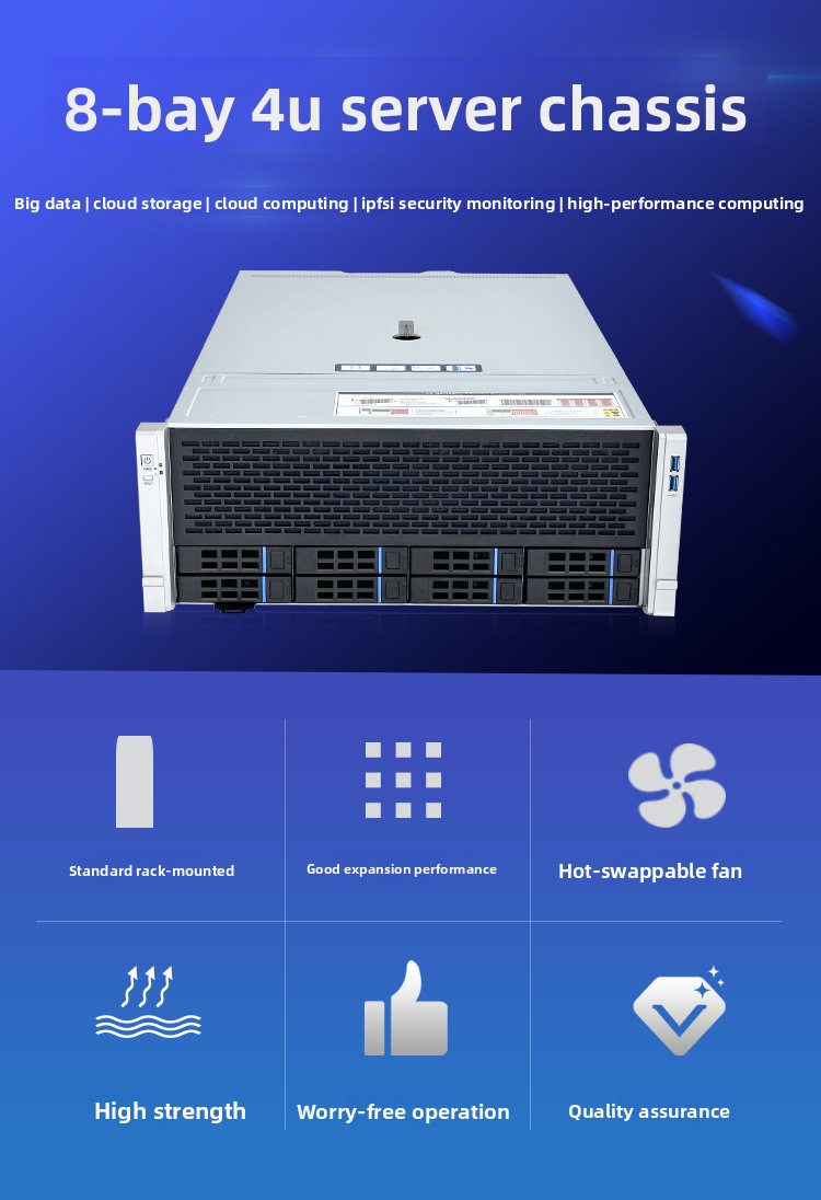 8-Disk 4U Rack-type Multi-disk - 8 Gpu 4U Server Chassis review and price