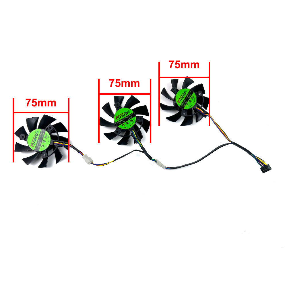 NEW Cooling Fan 75mm 7pin FD80 - Rx 5700 Xt 8Gb Video Card review and price